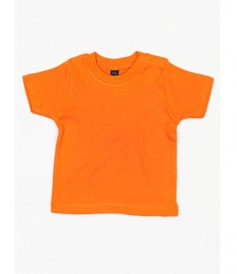 BabyBugz - Baby T-Shirt - Oranje - 100% Biologisch Katoen