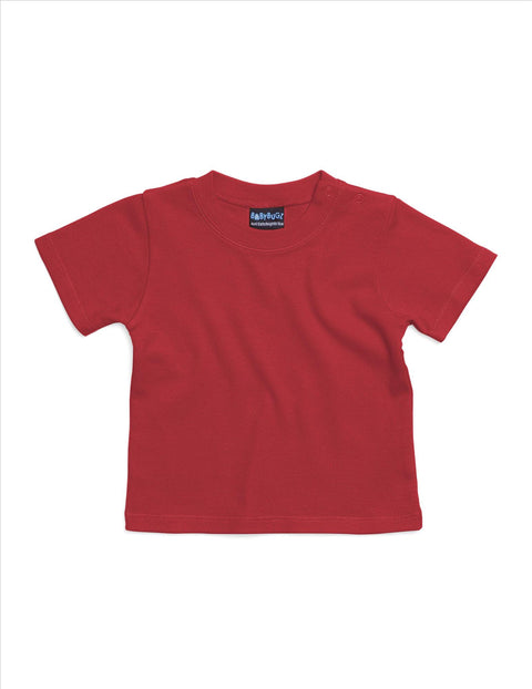 BabyBugz - Baby T-Shirt - Rood - 100% Biologisch Katoen