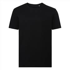 Russell - Pure Organic T-Shirt - Zwart - 100% Biologisch Katoen
