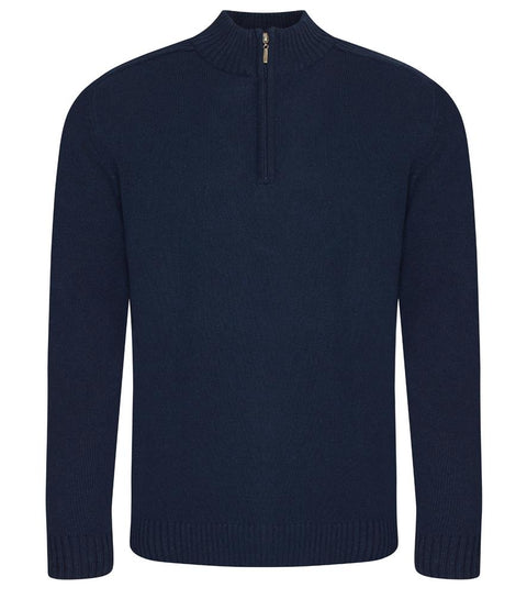 Ecologie - Duurzame Wakhan Sweater met rits - Donkerblauw