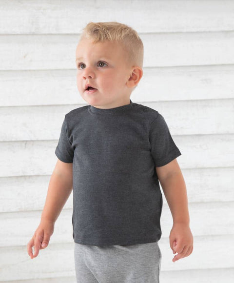 BabyBugz - Baby T-Shirt - Donkergrijs - 100% Biologisch Katoen