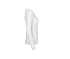 Neutral -  Lange Mouwen T-shirt Dames - Wit - 100% Duurzaam