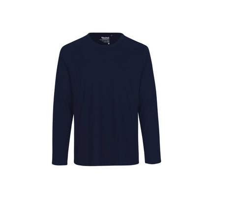Neutral -  Lange Mouwen T-shirt - Donkerblauw - 100% Duurzaam