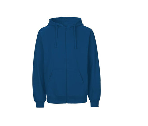 Neutral - Hoodie met Rits - Blauw - 100% Biologisch Katoen