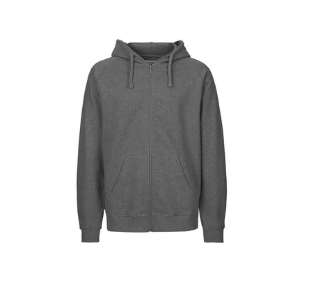 Neutral - Hoodie met Rits - Grijs - 100% Biologisch Katoen