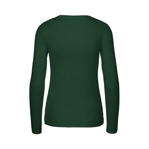 Neutral -  Lange Mouwen T-shirt Dames - Groen - 100% Duurzaam